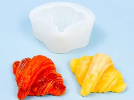 Molde silicona croissant 